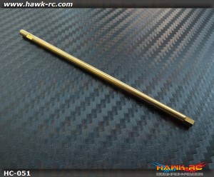 Hawk Creation Titanium Coating Harden 3.0mm Hex Driver Shaft